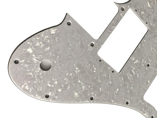 Pickguard de Guitarra Telecaster Re-edicion Wide Range (4 capas blanco perla) - Imagen 5