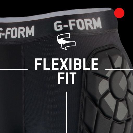 Pantalones G-Form MX - Pantalones de Compresion Acolchados - Accesorios para Bicicleta para Seguridad - Negro, Adulto Mediano - Imagen 5