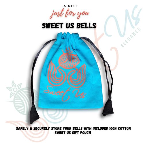 Campana de Mano Solida y Resistente Vintage con Bolsa, Budista Tibetana para Meditacion, para Oracion, para Cena, Dulce Campana Melodica de Boda, Llamada de Servicio, Campana Escolar, 5 pulgadas de Alto - Imagen 2