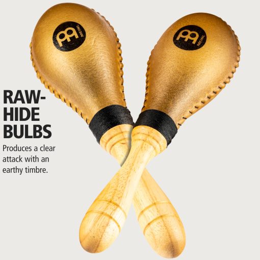 Meinl Percussion MSM3 Maracas de Piel Natural - Imagen 2