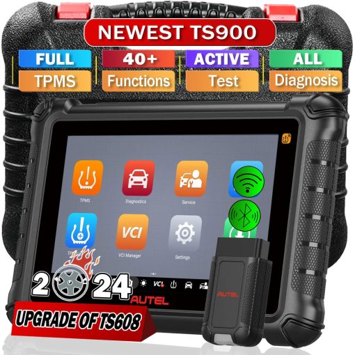 Autel MaxiTPMS TS900, Escaner Autel, Herramienta de Programacion TPMS Autel, TPMS Completo, Control Bidireccional, Diagnostico de Todos los Sistemas, Programa Sensor MX, Mejor TS608 MK808 MK808S Igual que MX900TS