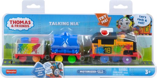 Tren de Juguete Motorizado Thomas & Friends con Nia que Habla y Funciona con Pilas para Ninos de 3+ Anos - Imagen 6