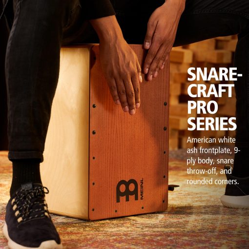 Cajon Meinl Percussion Snarecraft Profesional de Fresno Blanco Americano (SCP100AWA) - Imagen 4