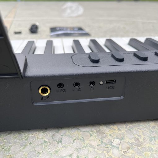 Piano Electronico Plegable MAGICON BX20S de 88 Teclas, Teclas Semipesadas de Tamano Completo, Portatil, con Sensibilidad al Tacto, Soporte USB/MIDI, Bluetooth Inalambrico, Altavoces, Pedal, Bolsa de Transporte, para Principiantes (NEGRO+) - Imagen 6