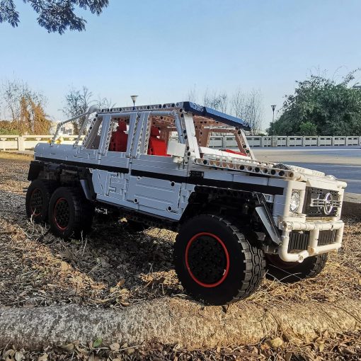 Mould King 13061 Kit de Construccion de Camionetas Todoterreno, Juguete de 6x6 MOC Bloques de Construccion Modelo de Vehiculo Todoterreno con Motor/Control Remoto de APP, Regalo para Ninos de 8+ / Entusiastas Adultos (3686 Piezas) - Imagen 3