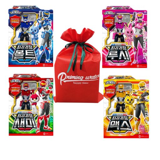 Figura de Accion Mini Force miniforce Strongest Police Temporada 6 - Set de 4 Piezas + Bolsa