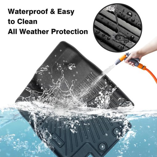 Tapetes para Piso Compatibles con Nissan Pathfinder 7 Asientos 2022-2024 Accesorios Protector para 3ra Fila Todo Clima TPE 3D Tapetes de Auto Ajuste Personalizado - Imagen 3