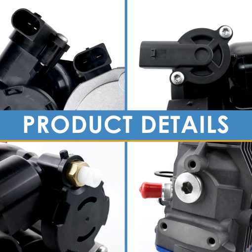 MiCCiKA 1643201204 Compresor de Suspension Neumatica Compatible con Mercedes Benz W164 X164 GL320 GL350 GL450 GL550 ML320 ML350 ML450 ML500 ML550 ML63 AMG 1643200004 1643200304 - Imagen 6