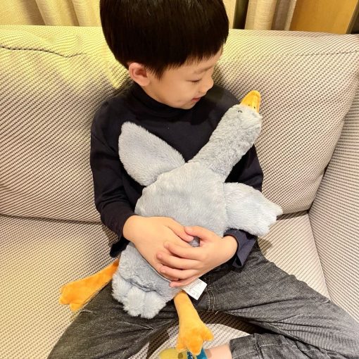Peluche de Ganso Pequeno ? Pack de 3 Peluches de Ganso de 20 Pulgadas, Linda Almohada de Peluche de Ganso - Imagen 3