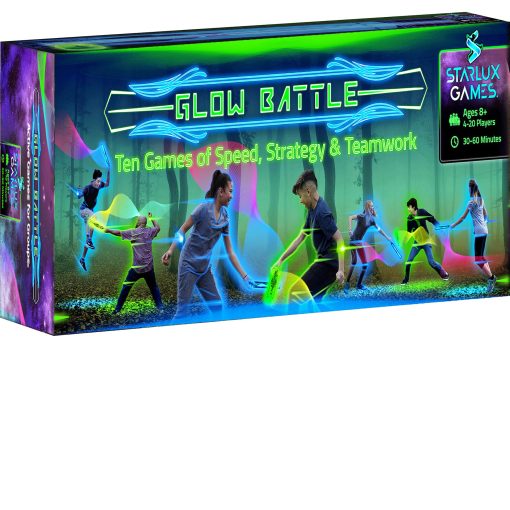 Glow Battle - Paquete Familiar: Un emocionante juego de espadas luminosas | De 2 a 8 jugadores, de 8 años en adelante | Juegos familiares unicos para niños y adultos | Juguetes al aire libre para niños de 8 a 12 años | Juegos luminosos para niños de 8 a 12 años