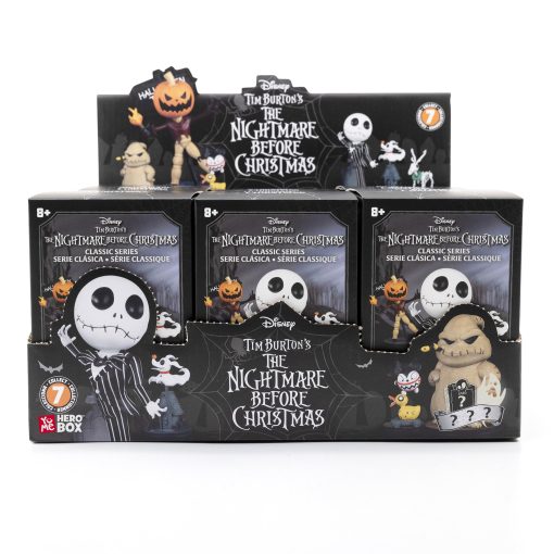 YuMe Disney's The Nightmare Before Christmas Classic Series Hero Box - Caja de Heroe de la Serie Clasica - Blind Box (Paquete de 6) Figuras de Juguete Coleccionables de 4", Decoracion Navidena, Jack Skellington, Regalos para Ninos, Ninas y Ninos de 8+ anos - Imagen 3