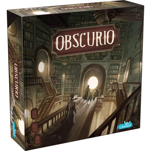 Juego de Mesa Obscurio - ?Navega por la Biblioteca del Hechicero en Este Intrigante Juego! Juego Cooperativo para Ninos y Adultos, Edades 10+, 2-8 Jugadores, 45 Minutos de Duracion, Fabricado por Libellud