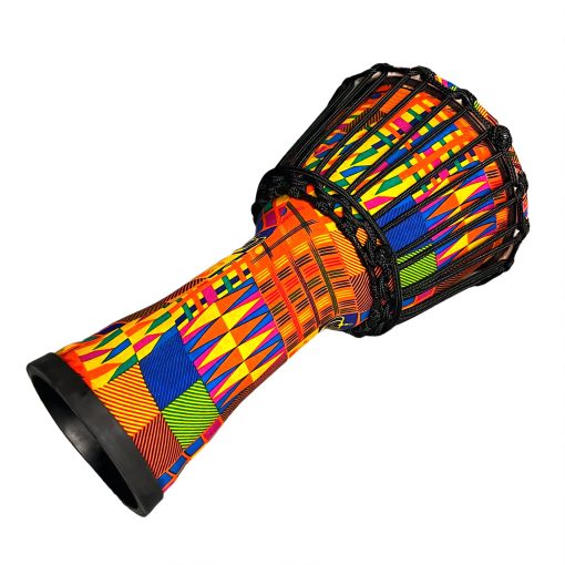 RUOSWTE 8" Tambor Djembe, Tambor Bongo, Percusion Musical, Cara de Tambor de Piel de Oveja, Afinacion Profesional, Tambor de Mano de Estilo Africano Occidental, El Regalo para Principiantes. - Imagen 7