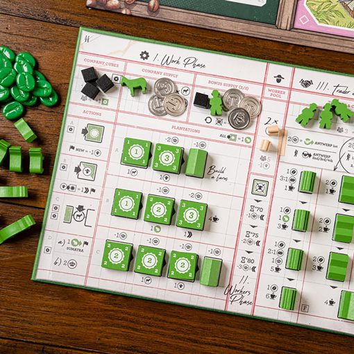 Capstone Games: Coffee Traders - Juego de Estrategia de Mesa, 3-5 Jugadores, Edades 12+, 120 Min - Imagen 8