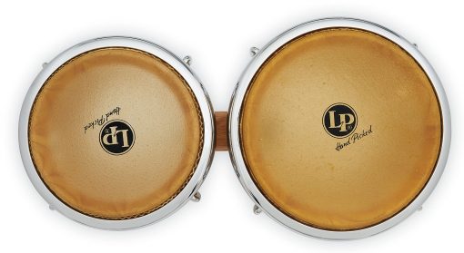 Bongos LP Generation II de Latin Percussion, Natural/Chrome - Imagen 6