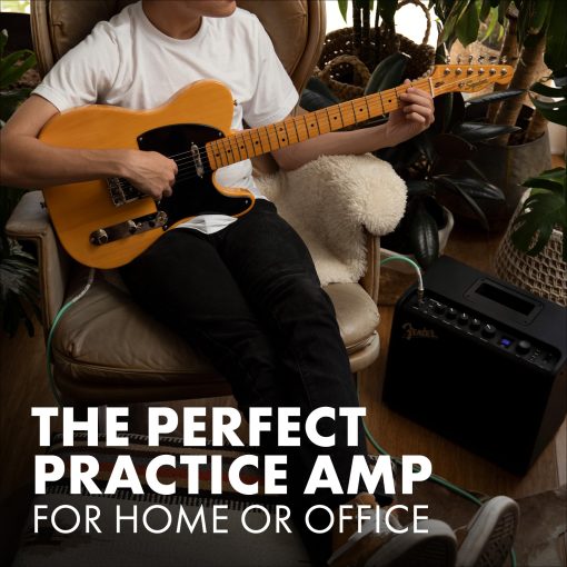 Amplificador de Guitarra Fender Mustang LT25, Combo de 25 Vatios, con Garantia de 2 Años, 30 Efectos Preestablecidos con Interfaz de Audio USB para Grabacion - Imagen 5