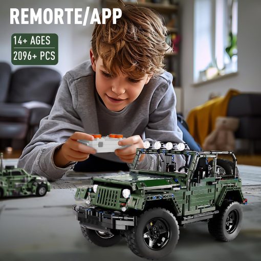 Mould King Off-Road Pickup Wrange, Set de Construccion Tecnica 1:8, Juguetes de Coches de Modelo de Ingenieria Tecnologica para Adultos (2,096 Piezas) - Version Dinamica - Imagen 7