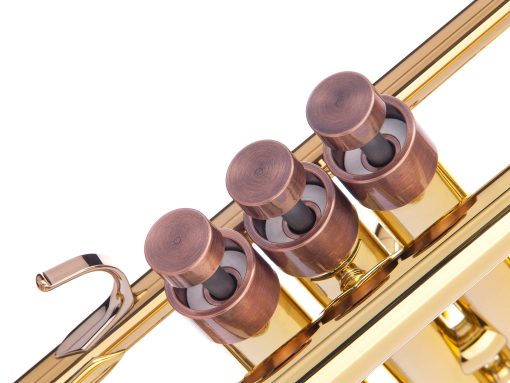 Kit de Ajuste para Trompeta para mejorar el sonido. Para todas las Trompetas Bach Stradivarius. Hecho a medida por KGUBrass (MEDIANO, Laca de Cobre Antigua) - Imagen 2