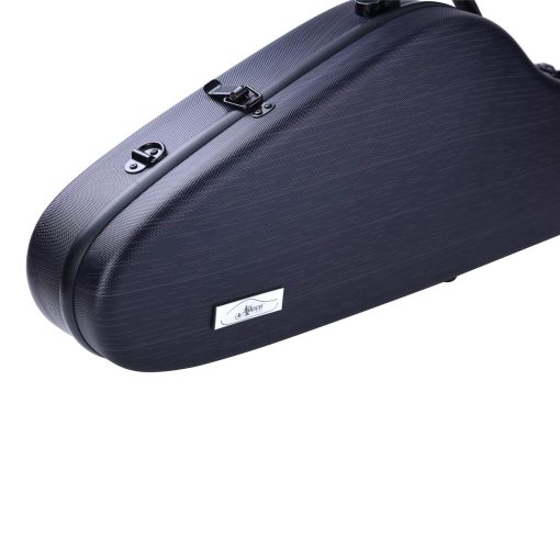 Estuche para Violin Aileen CSV-F18 Tamano Completo 4/4 de Lujo con Higrometro Suspension, Negro Oscuro - Imagen 3