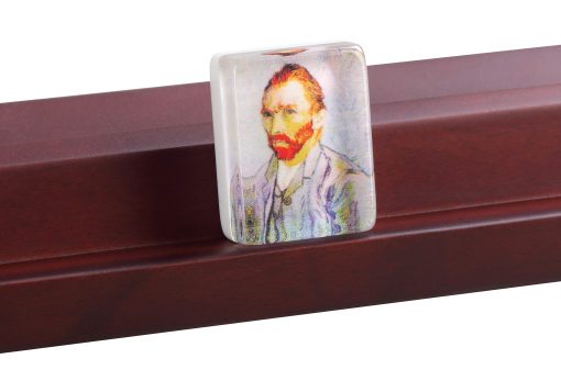 166 American Western Mahjong Mah jongg Set Edicion Limitada Maletin Paisaje Incrustado en Van Gogh - Imagen 3