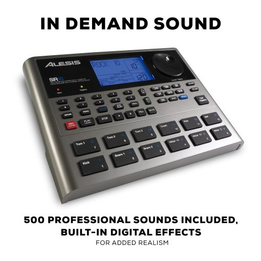 Alesis SR-18 - Drum Machine de Calidad de Estudio con Libreria de Sonido Interna, E/S Impulsada por Rendimiento y Efectos/Procesadores Incorporados - Imagen 3