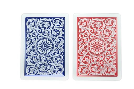 Baraja de Cartas de Plastico 100% Copag 1546 Design, Tamaño Poker (Estandar) Rojo/Azul (indice Regular, 6 Juegos) - Imagen 4