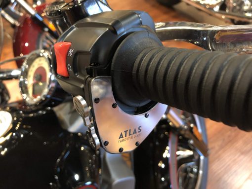 ATLAS Throttle Lock - Control de crucero para motocicleta, Asistencia de acelerador, PULIDO (Kit Inferior) - Imagen 5