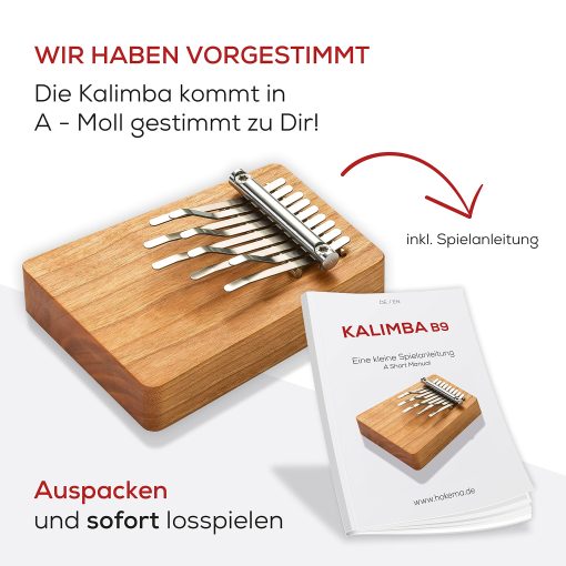 Kalimba HOKEMA, Natural (B9) - Imagen 2