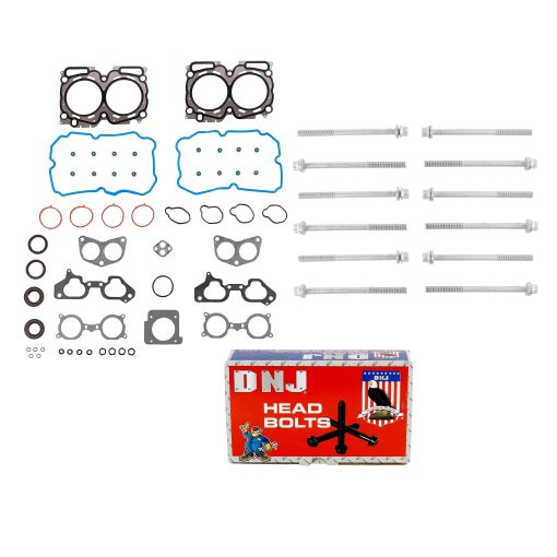 Juego de junta de culata DNJ HGB720 con kit de pernos de culata para Subaru Baja 2.5L 2458cc H4 DOHC 2004-2006