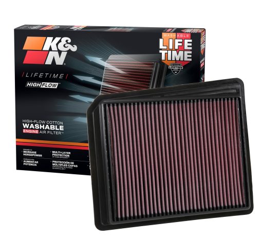 Filtro de Aire de Motor K&N: Aumenta la Potencia y Remolque, Lavable, Premium, Filtro de Aire de Repuesto: Compatible con NISSAN Titan 2017-2019 V8 5.6L, 33-5062