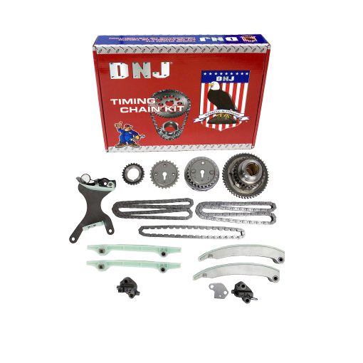 Kit de cadena de tiempo DNJ TK1102A para 2007-2013 / Chrysler, Dodge, Jeep, Ram / 1500, Aspen, Commander, Dakota, Grand Cherokee, Ram 1500/4.7L / SOHC / V8 / 16V / 285cid / VIN N, VIN P