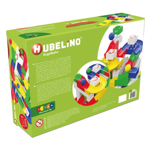 Hubelino 123 Piezas Caja de Construccion Basica - El Original Juego de Inicio de Canicas - Hecho en Alemania - Imagen 6