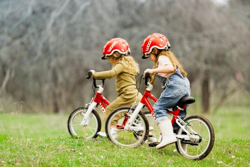 Bicicleta de Equilibrio woom 1 Plus para Ninos de 3 a 4.5 Anos, Bicicleta Infantil de 14 Pulgadas Ultraligera con Freno de Mano y Limitador de Direccion, para Ninos y Ninas - Rojo - Imagen 7