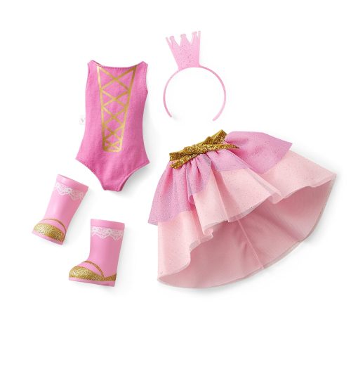 Muñeca American Girl WellieWishers de 14.5 pulgadas Ashlyn con Leotardo Rosa, Falda de Purpurina, Diadema y Botas, Para Niñas de 4+ años - Imagen 6
