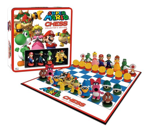 Juego de ajedrez de Super Mario | 32 piezas de ajedrez esculpidas personalizadas incluyendo personajes iconicos - Mario, Luigi, Peach, Toad, Bowser | Juego de ajedrez tematico de Super Mario - Imagen 5