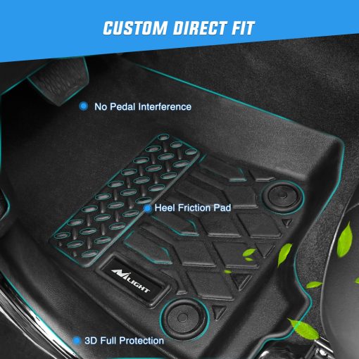 Nilight Tapetes de Piso de TPE para Honda HR-V (HRV) 2023 2024, Tapetes Resistentes a la Intemperie A Medida de Alta Resistencia - Imagen 2