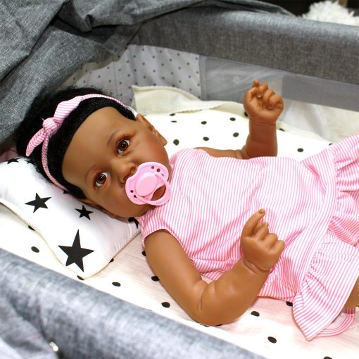 Munecas Bebe Reborn KateMily - Munecas Bebe Realistas de 20 Pulgadas con Kit de Alimentacion y Caja de Regalo para Ninos de 3+ - Imagen 4