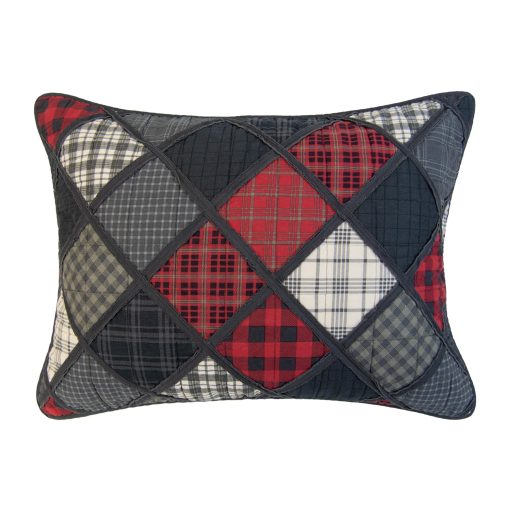 Juego de Ropa de Cama Acolchada de Algodon Lumberjack de Donna Sharp - Juego de Colcha de Tamano King de 3 Piezas - Incluye 1 Colcha y 2 Fundas de Almohada - Lavable a Maquina - Perfecto para Decoracion Rustica - Imagen 8