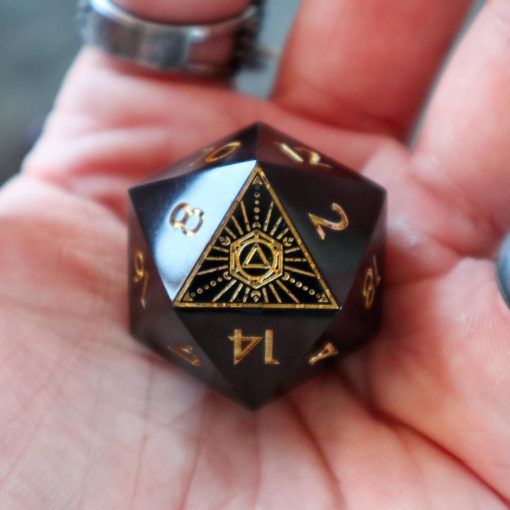 Ascendice - Dado Flotante para D&D (Todos los 3 Dados y una Base Negra Mate) - Imagen 2