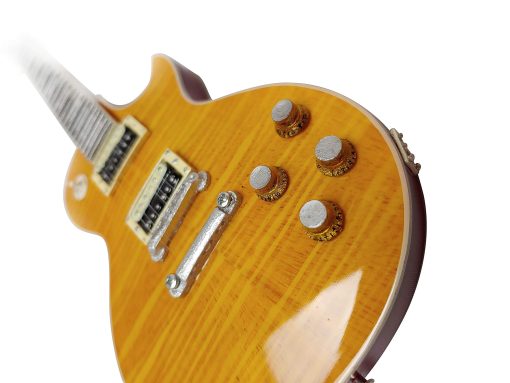 Guitarra Miniatura Slash LP Standard Appetite Burst a Escala 1:4 Coleccionable - Imagen 2