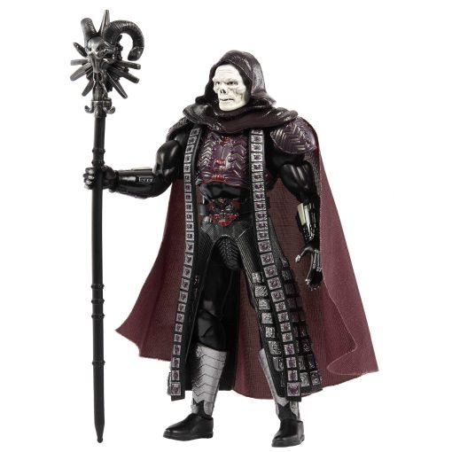 Figura de accion Masterverse de Masters of the Universe, Skeletor articulado coleccionable de MOTU con piezas y accesorios intercambiables - Imagen 3