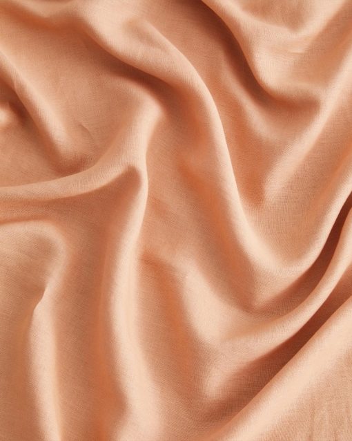 Sabana Ajustable de Lino Bed Threads - 100% Lino Frances - 170 GSM - Lujo y Eco-Amigable - Transpirable, Duradero y Suave - Solo Sabana Ajustable Individual - Lavable a Maquina - Tamano Completo - Terracota - Imagen 3
