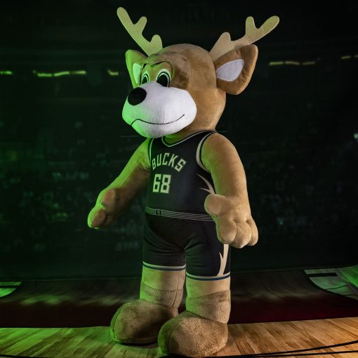 Muneco de peluche Gigante de 20" de Bango, la mascota de los Milwaukee Bucks - Ideal para jugar o exhibir - Imagen 2