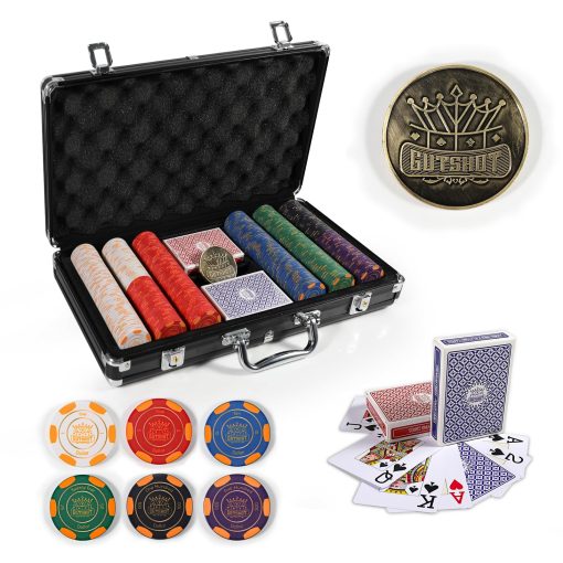Set de Fichas de Poker GUTSHOT - 10 gramos 500 piezas con estuche premium - Imagen 2