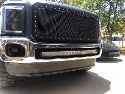 Dasen 42" 240W Barra de Luz de Trabajo LED Curva con Soportes de Montaje de Rejilla Delantera Inferior con Kit de Cableado Interruptor basculante Compatible con Ford F250 F350 F450 Super Duty 2011-2016 - Imagen 8