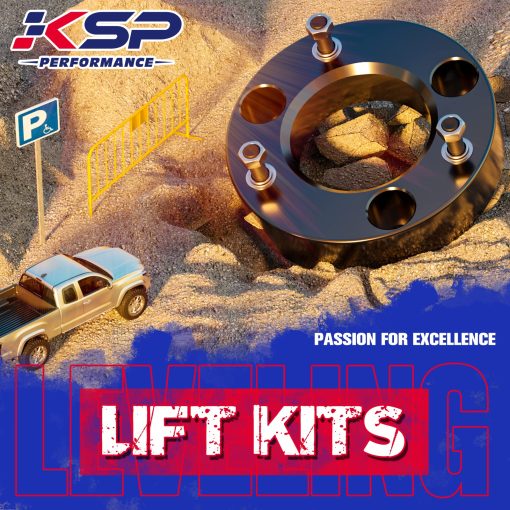 KSP 2" Silverado Kit de Elevacion, 2in Espaciadores de Elevacion de Suspension Delantera Compatible Con Chevy Silverado GMC Sierra 1500 2007-2022, 2pcs Espaciadores de Riel de Aluminio Aumentan 2inch de Espacio en Camionetas y Camiones - Imagen 6