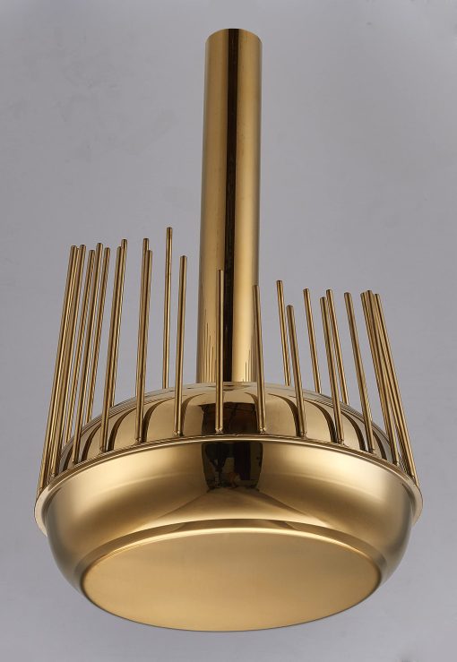 Theremin Musical Handmade Waterphone Dorado - Instrumento Percusion Inusual - Imagen 3