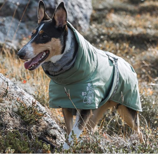 Abrigo Hurtta Extreme Warmer 2 para Perros en Invierno ECO, Color Hedge, 26 pulgadas - Imagen 2