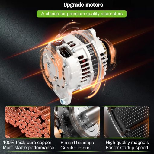 Nuevo Alternador SCITOO Compatible con Nissan Murano V6 3.5L 2003 2004 2005 2006 2007 23100-31U01 12V - Imagen 3
