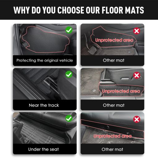 Tapetes para piso de automovil impermeables y resistentes al desgaste para Mazda CX-5 2017-2024 Accesorios interiores de automoviles - Imagen 7